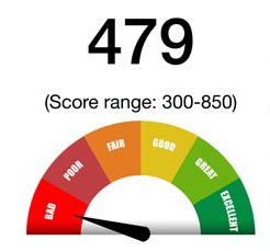 tenant credit check risk score