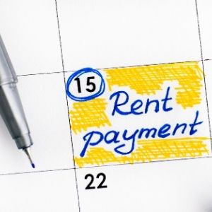 calendar rent day marked